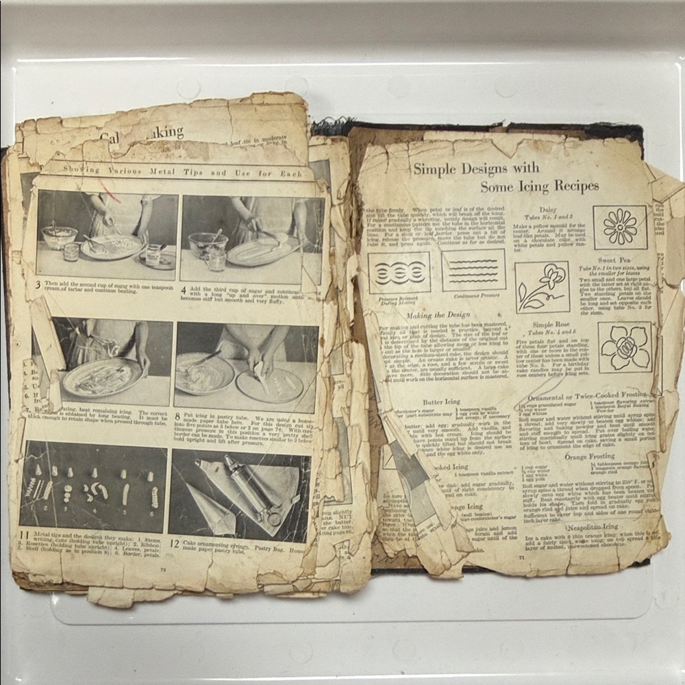 Vintage Recipe Book for Home Kitchen - Picture 7 of 10